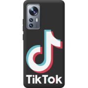Черный чехол BoxFace Xiaomi 12 / 12X Tik Tok