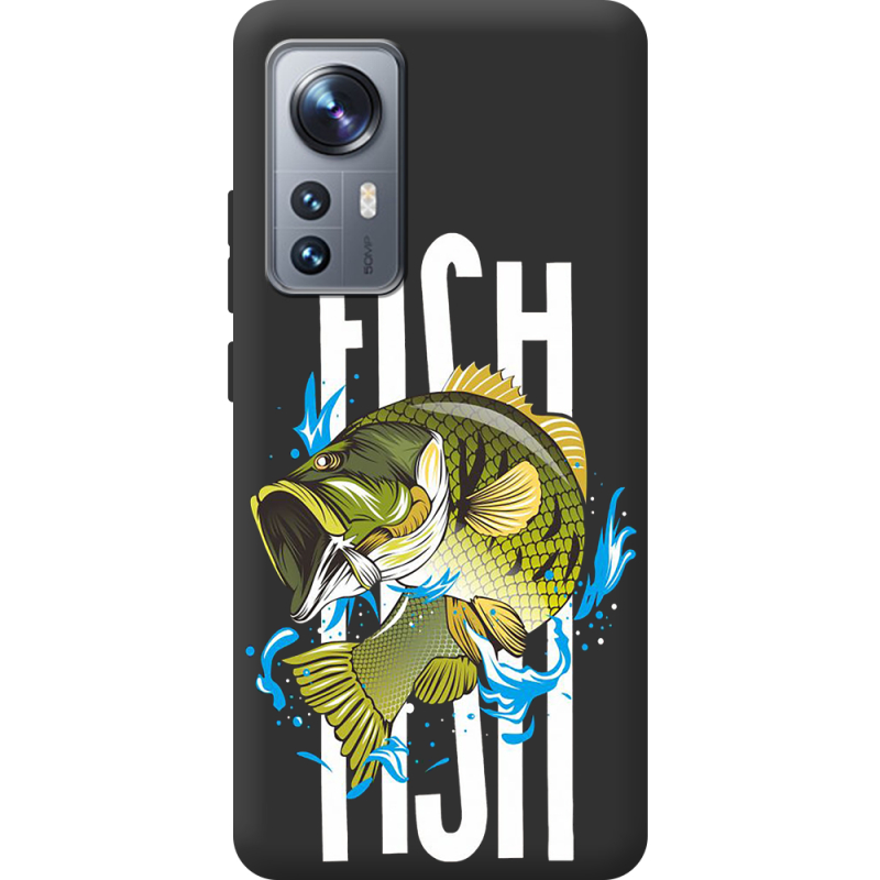 Черный чехол BoxFace Xiaomi 12 / 12X Fish