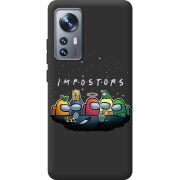 Черный чехол BoxFace Xiaomi 12 / 12X Among Us Impostors