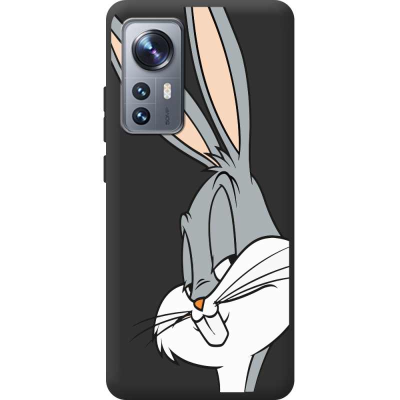 Черный чехол BoxFace Xiaomi 12 / 12X Lucky Rabbit