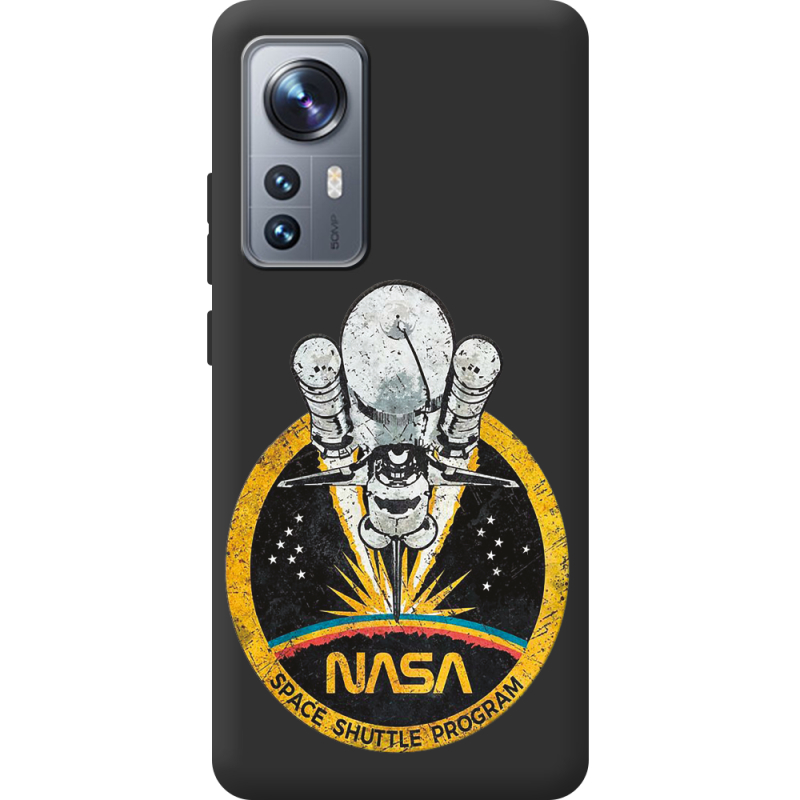 Черный чехол BoxFace Xiaomi 12 / 12X NASA Spaceship