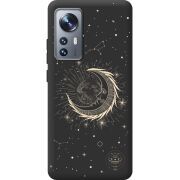 Черный чехол BoxFace Xiaomi 12 / 12X Moon