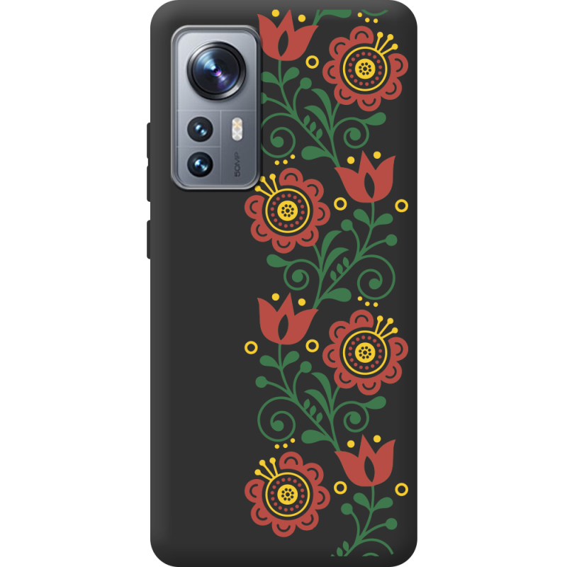 Черный чехол BoxFace Xiaomi 12 / 12X Ethno