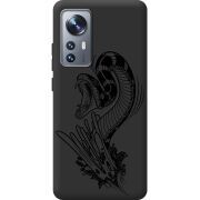 Черный чехол BoxFace Xiaomi 12 / 12X Snake
