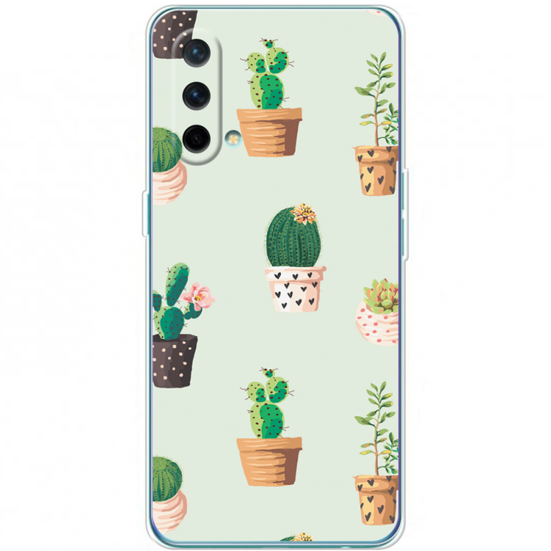 Чехол BoxFace OnePlus Nord CE 5G L-green Cacti