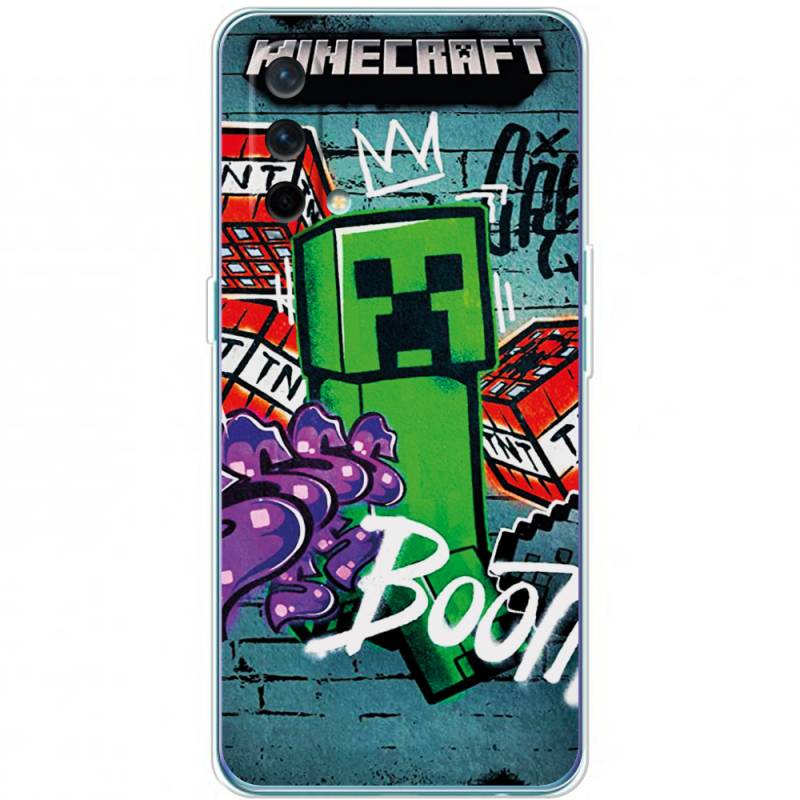Чехол BoxFace OnePlus Nord CE 5G Minecraft Graffiti