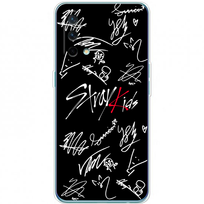 Чехол BoxFace OnePlus Nord CE 5G Stray Kids автограф