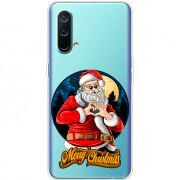 Прозрачный чехол BoxFace OnePlus Nord CE 5G Cool Santa