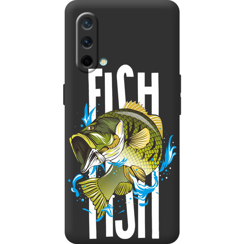 Черный чехол BoxFace OnePlus Nord CE 5G Fish