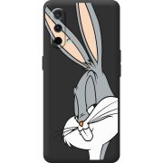 Черный чехол BoxFace OnePlus Nord CE 5G Lucky Rabbit