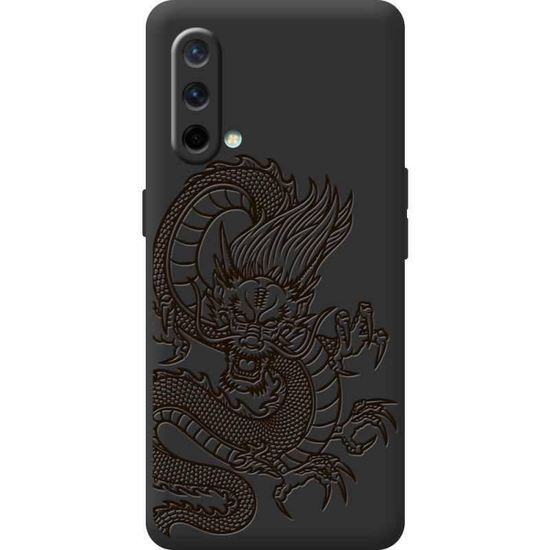 Черный чехол BoxFace OnePlus Nord CE 5G Chinese Dragon