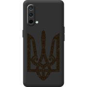 Черный чехол BoxFace OnePlus Nord CE 5G Ukrainian Trident