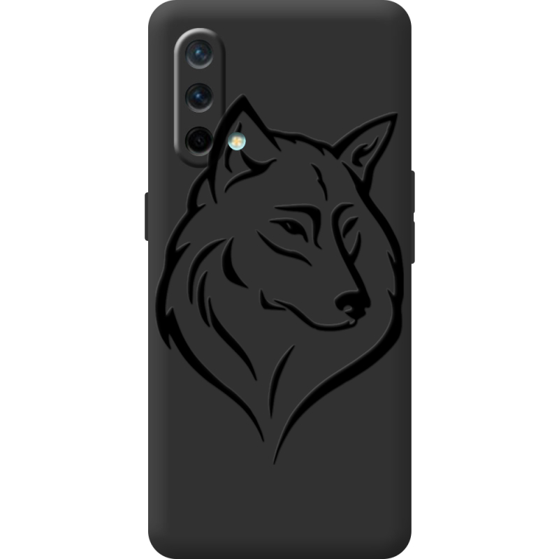 Черный чехол BoxFace OnePlus Nord CE 5G Wolf