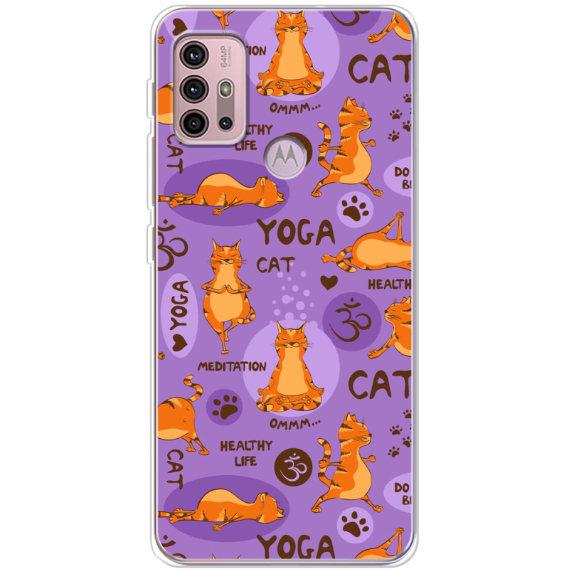 Чехол BoxFace Motorola G10 Yoga Cat