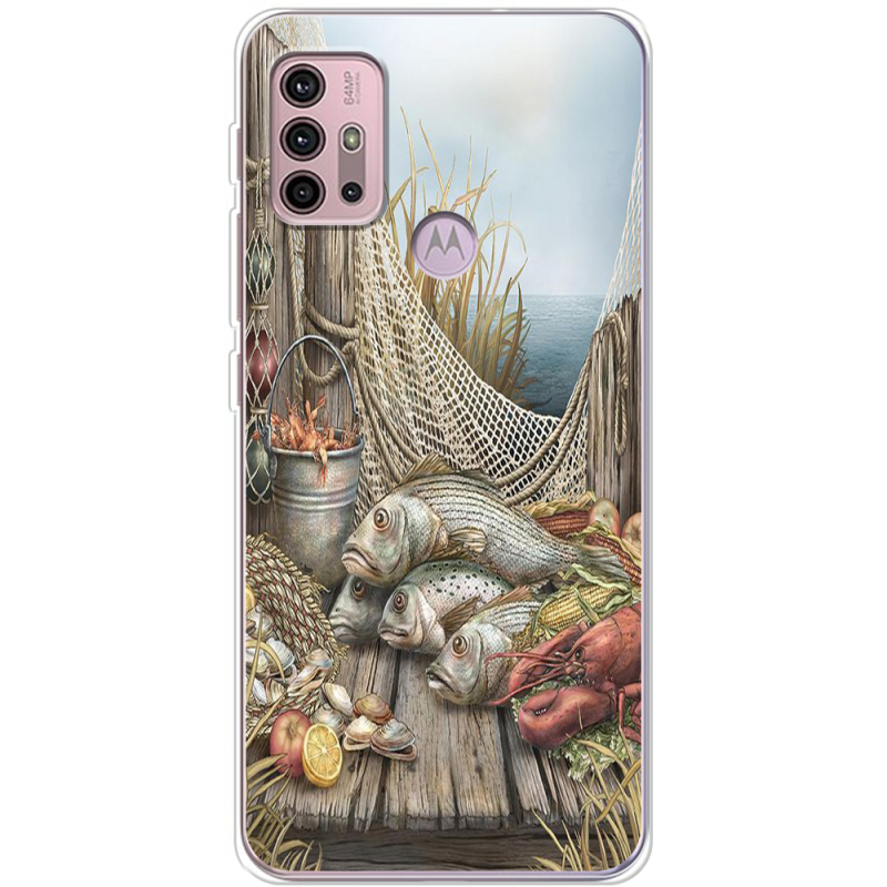 Чехол BoxFace Motorola G10 Удачная рыбалка
