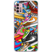 Чехол BoxFace Motorola G10 Sneakers