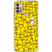 Чехол BoxFace Motorola G10 Yellow Ducklings