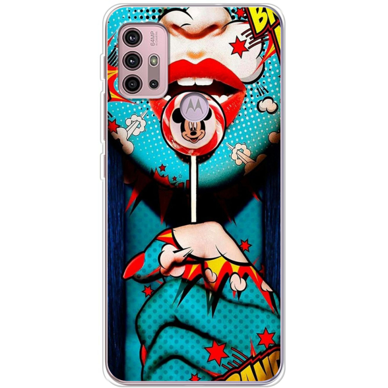 Чехол BoxFace Motorola G10 Girl Pop Art