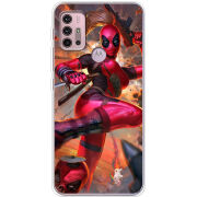 Чехол BoxFace Motorola G10 Woman Deadpool