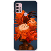 Чехол BoxFace Motorola G10 Exquisite Orange Flowers