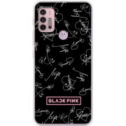 Чехол BoxFace Motorola G10 Blackpink автограф