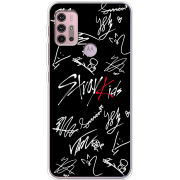 Чехол BoxFace Motorola G10 Stray Kids автограф