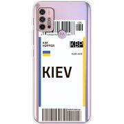 Прозрачный чехол BoxFace Motorola G10 Ticket Kiev