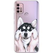 Прозрачный чехол BoxFace Motorola G10 Husky