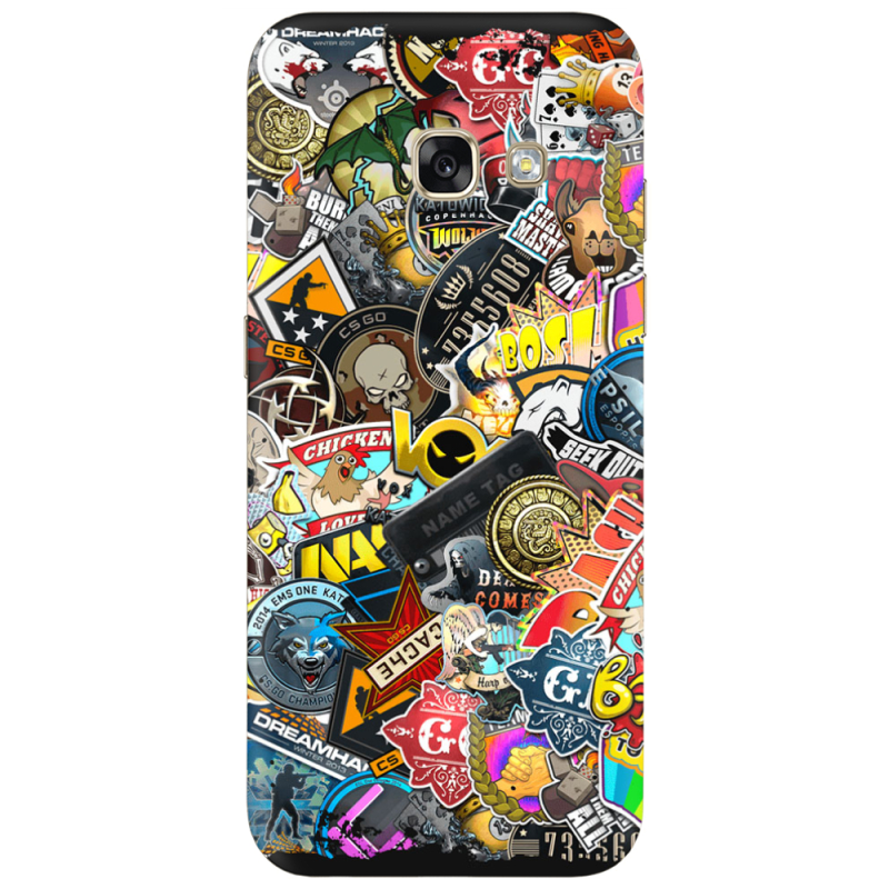 Чехол Uprint Samsung A520 Galaxy A5 2017 CS:Go Stickerbombing