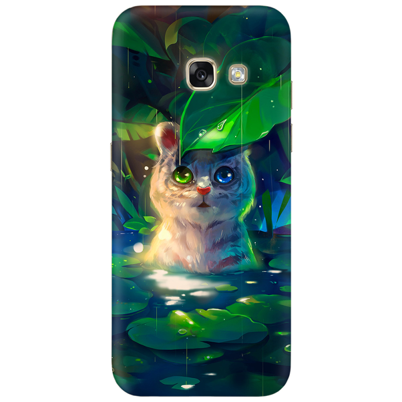 Чехол Uprint Samsung A520 Galaxy A5 2017 White Tiger Cub