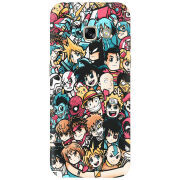 Чехол Uprint Samsung A520 Galaxy A5 2017 Anime Stickers