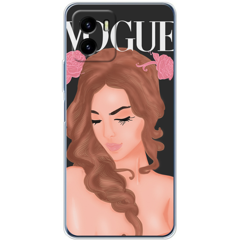 Силиконовый чехол BoxFace Vivo Y15S Fashion Girl