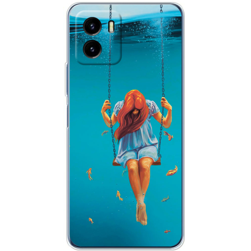 Силиконовый чехол BoxFace Vivo Y15S Girl In The Sea