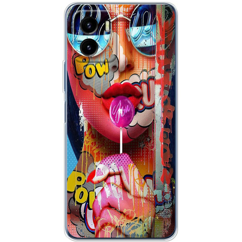 Силиконовый чехол BoxFace Vivo Y15S Colorful Girl