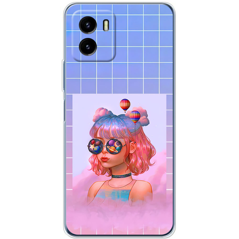 Силиконовый чехол BoxFace Vivo Y15S Girl in the Clouds