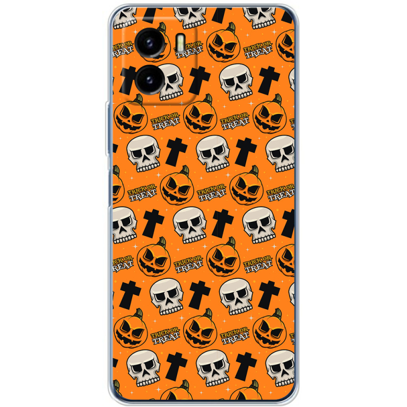 Силиконовый чехол BoxFace Vivo Y15S Halloween Trick or Treat