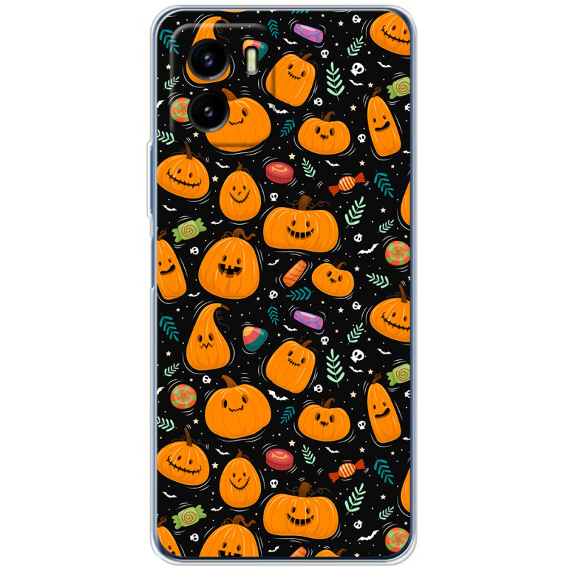 Силиконовый чехол BoxFace Vivo Y15S Cute Halloween