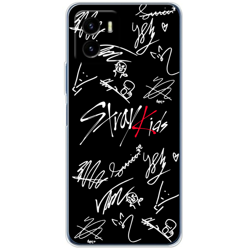 Силиконовый чехол BoxFace Vivo Y15S Stray Kids автограф