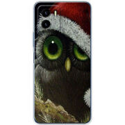 Силиконовый чехол BoxFace Vivo Y15S Christmas Owl