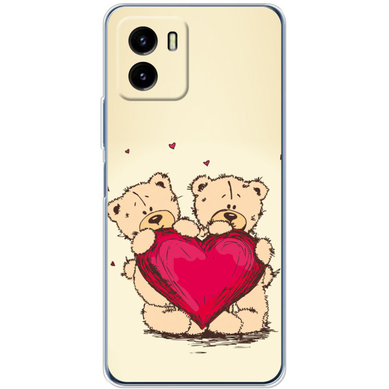 Силиконовый чехол BoxFace Vivo Y15S Teddy Bear Love