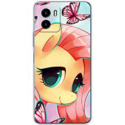 Силиконовый чехол BoxFace Vivo Y15S My Little Pony Fluttershy