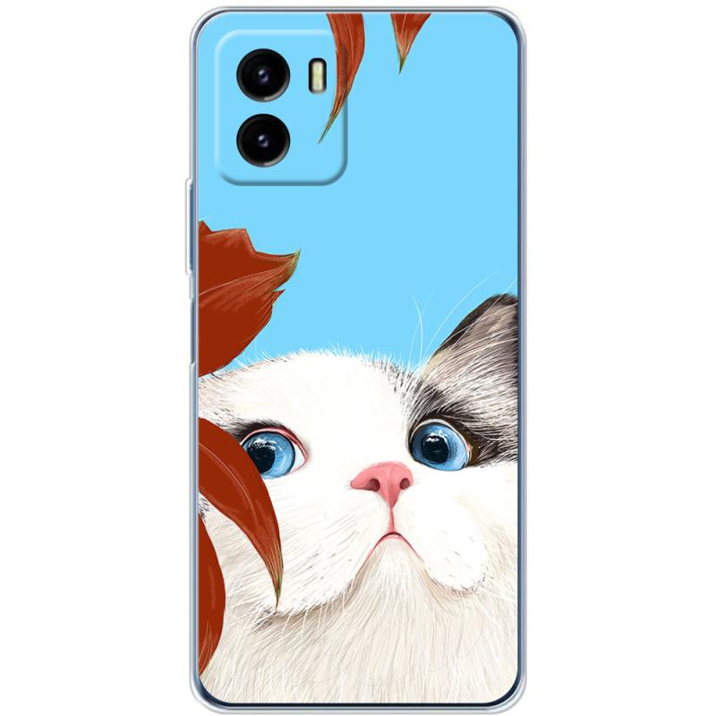 Силиконовый чехол BoxFace Vivo Y15S Wondering Cat