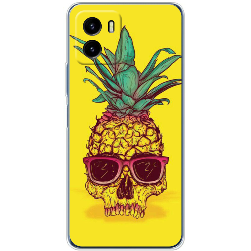 Силиконовый чехол BoxFace Vivo Y15S Pineapple Skull