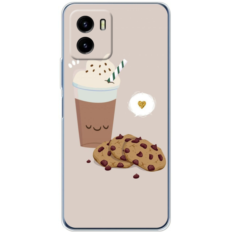 Силиконовый чехол BoxFace Vivo Y15S Love Cookies