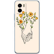 Силиконовый чехол BoxFace Vivo Y15S Flower Hands