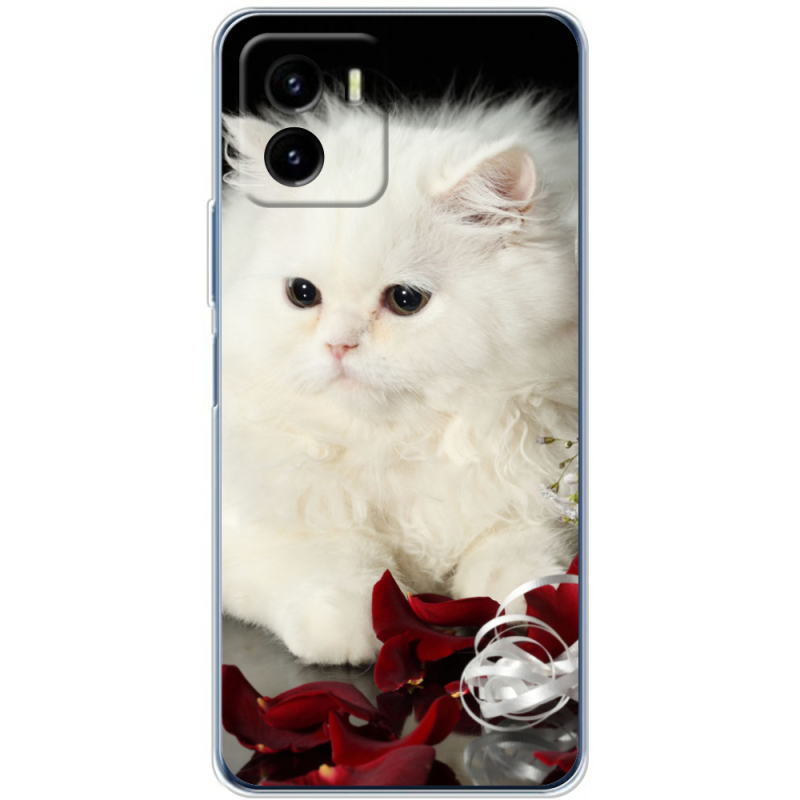 Силиконовый чехол BoxFace Vivo Y15S Fluffy Cat