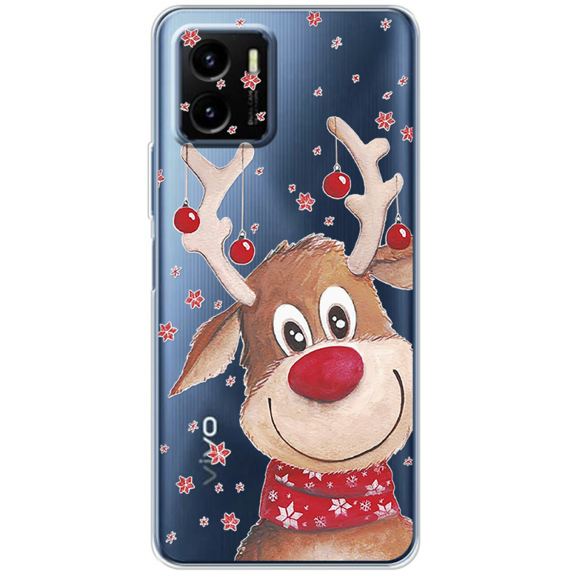 Прозрачный чехол BoxFace Vivo Y15S Winter Deer