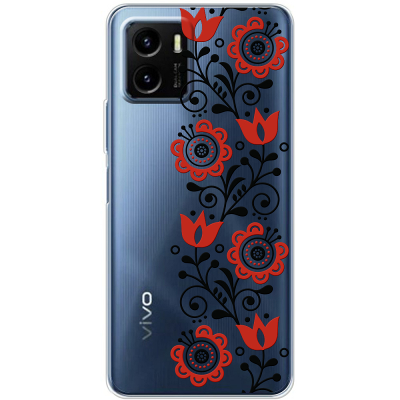 Прозрачный чехол BoxFace Vivo Y15S Ethno Ornament