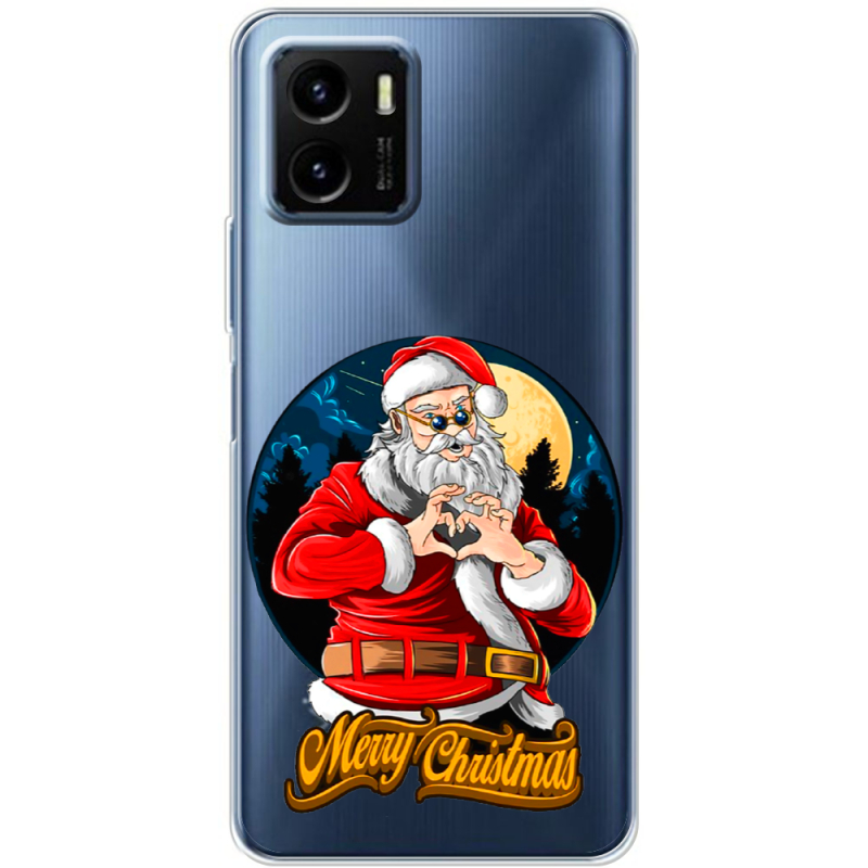 Прозрачный чехол BoxFace Vivo Y15S Cool Santa