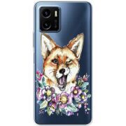 Прозрачный чехол BoxFace Vivo Y15S Winking Fox